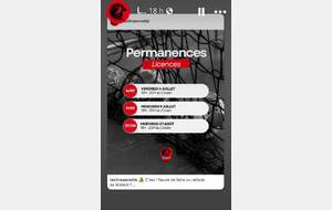 Permanence inscription et réinscription