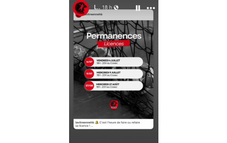 Permanence inscription et réinscription